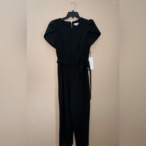 Calvin Klein Charcoal Belted Jumpsuit